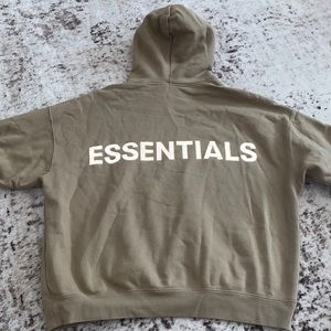 Fear of God Essentials oversized reflective hoodie